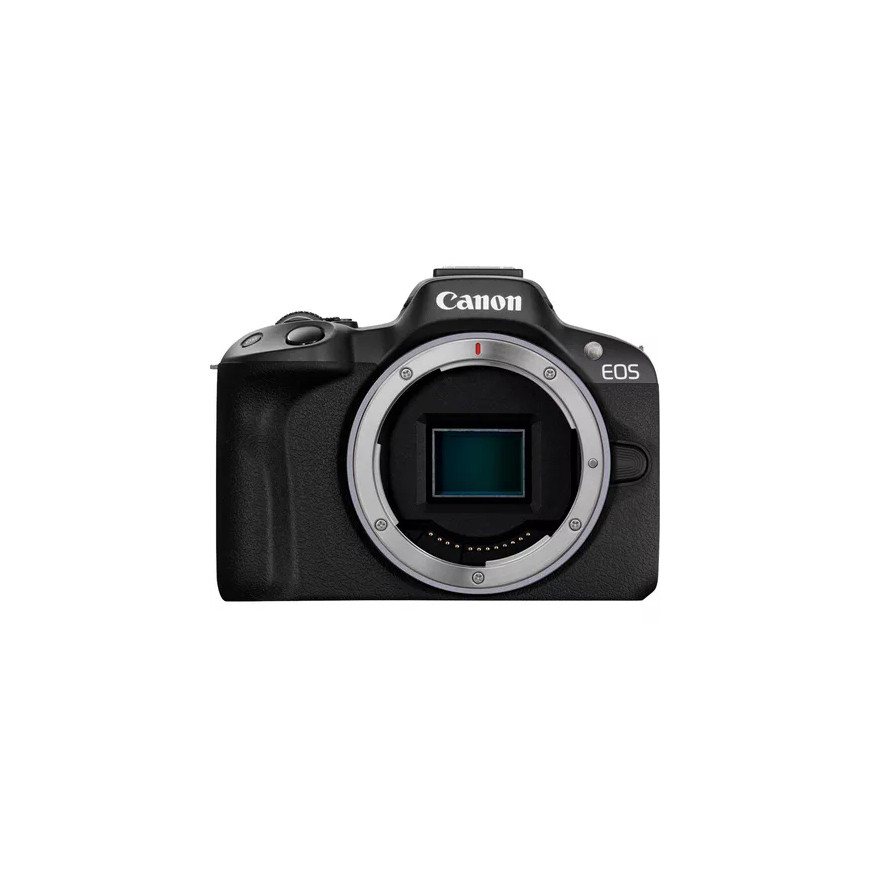 Appareil photo hybride Canon EOS R50, noir + objectif RF-S 18-150 mm F3.5-6.3 IS STM
