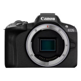 Appareil photo hybride Canon EOS R50, noir + objectif RF-S 18-150 mm F3.5-6.3 IS STM