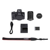 Appareil photo hybride Canon EOS R50, noir + objectif RF-S 18-150 mm F3.5-6.3 IS STM