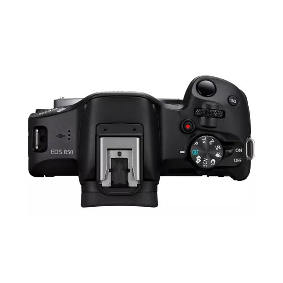 Appareil photo hybride Canon EOS R50, noir + objectif RF-S 18-150 mm F3.5-6.3 IS STM