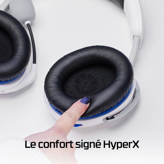 Casque filaire HyperX Cloud Stinger II (Blanc) - PlayStation