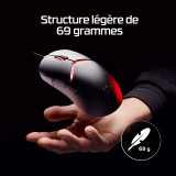 Souris gamer HyperX Pulsefire Saga (noire)