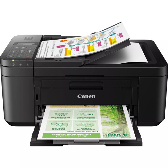Imprimante photo jet d'encre couleur multifonctions sans fil Canon PIXMA TR4750i, noire