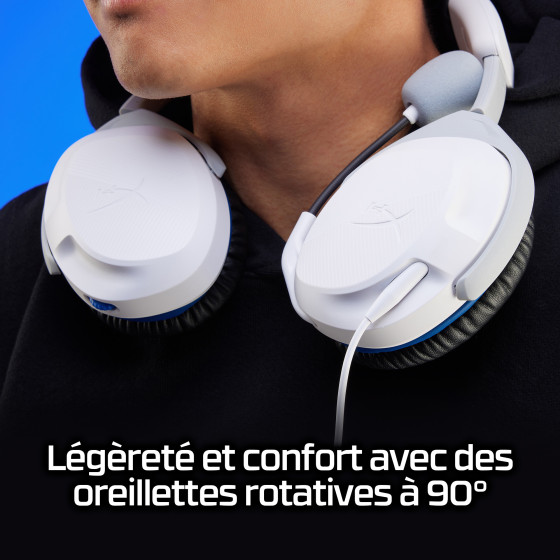Casque filaire HyperX Cloud Stinger II (Blanc) - PlayStation