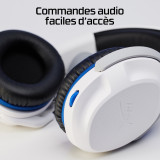 Casque filaire HyperX Cloud Stinger II (Blanc) - PlayStation