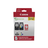 Pack à prix réduit de cartouches d'encre PG-540/CL-541 + papier photo Canon