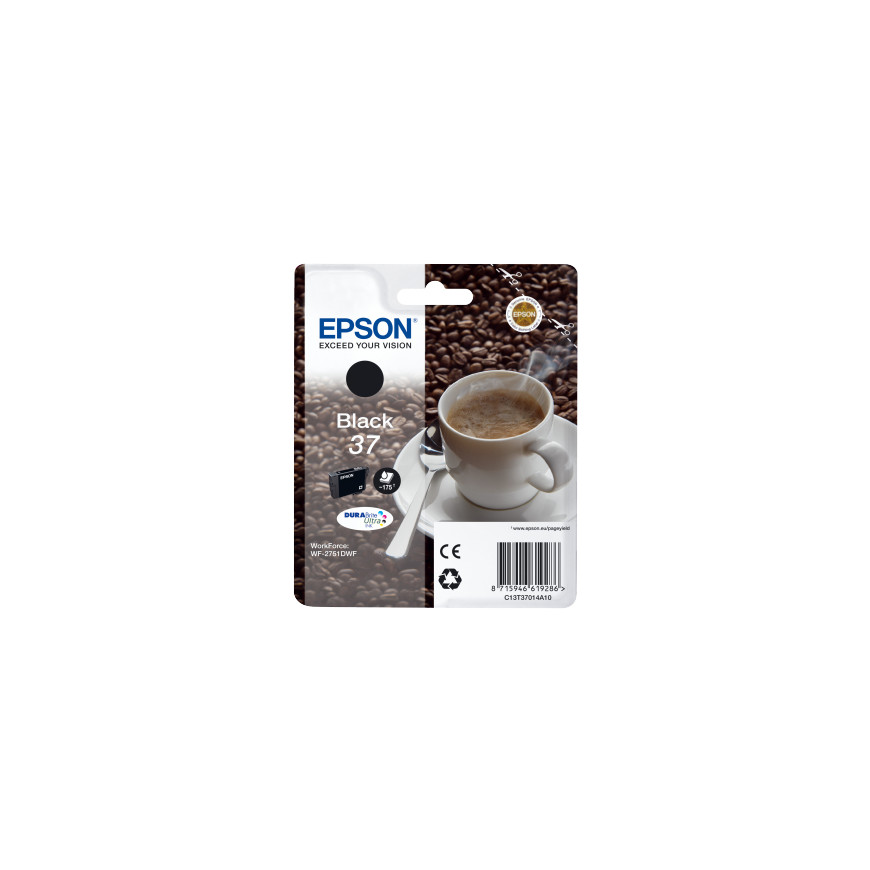 Cartouche d'encre Epson Singlepack Black 37 – DURABrite Ultra (C13T37014A10)
