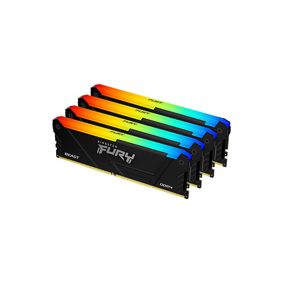 Kingston FURY Beast RGB 32 Go (4 x 8 Go) DDR4 3200 MHz CL16 (KF432C16BB2AK4/32)