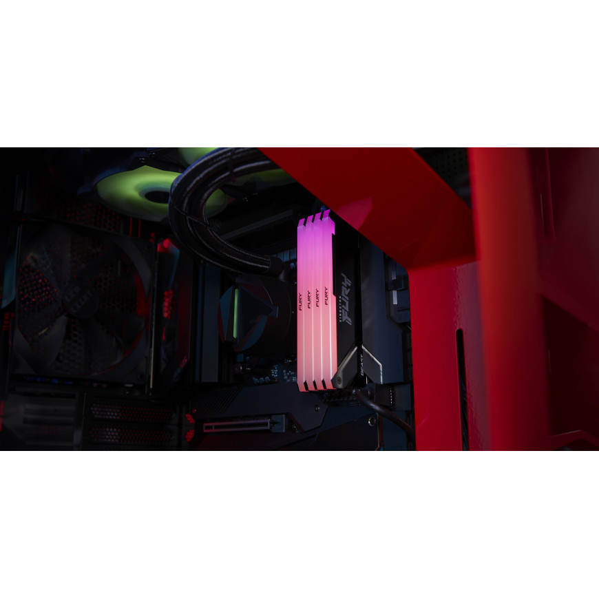 Kingston FURY Beast RGB 32 Go (4 x 8 Go) DDR4 3200 MHz CL16 (KF432C16BB2AK4/32)