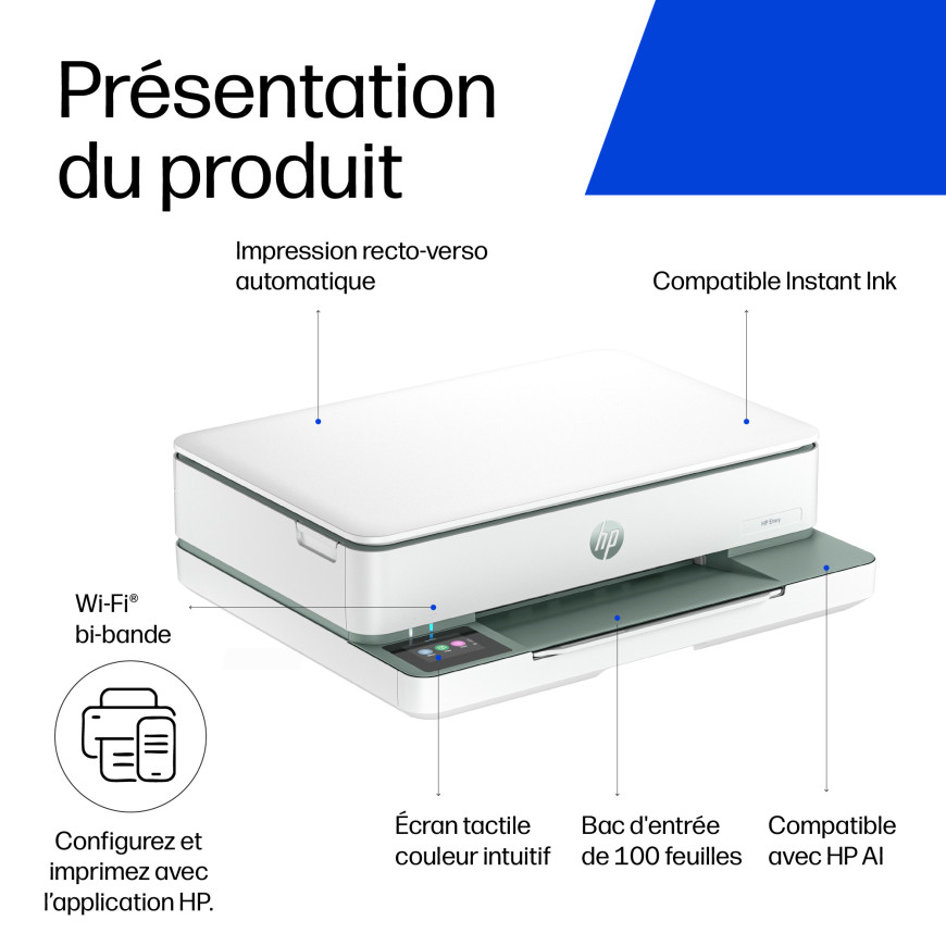 Imprimante tout-en-un HP Envy 6130e