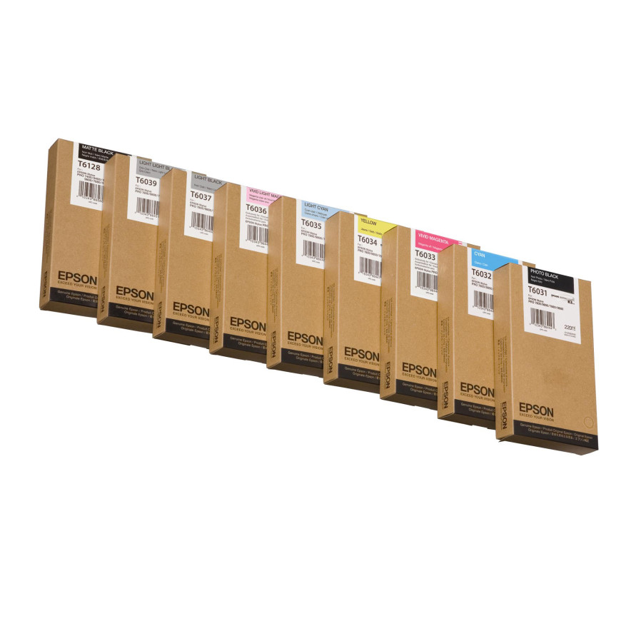 Epson SP 7800/7880/9800/9880 – Encre pigment gris clair 220ml (C13T603900)