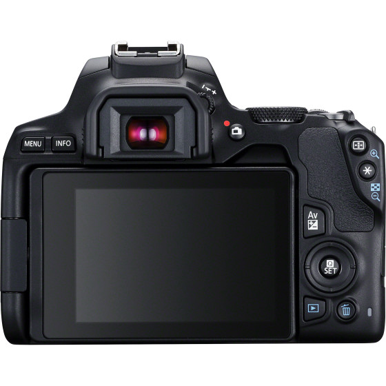 Canon EOS 250D, Black + EF-S 18-55mm f/4-5.6 IS STM + EF 50mm f/1.8 STM Lens