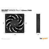 be quiet! Silent Wings Pro 4 120 mm PWM