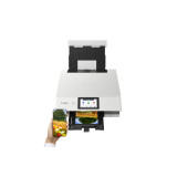 Imprimante photo jet d'encre couleur multifonction sans fil Canon PIXMA TS8751, blanche