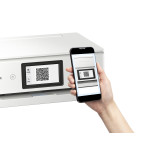 Imprimante photo jet d'encre couleur multifonction sans fil Canon PIXMA TS8751, blanche