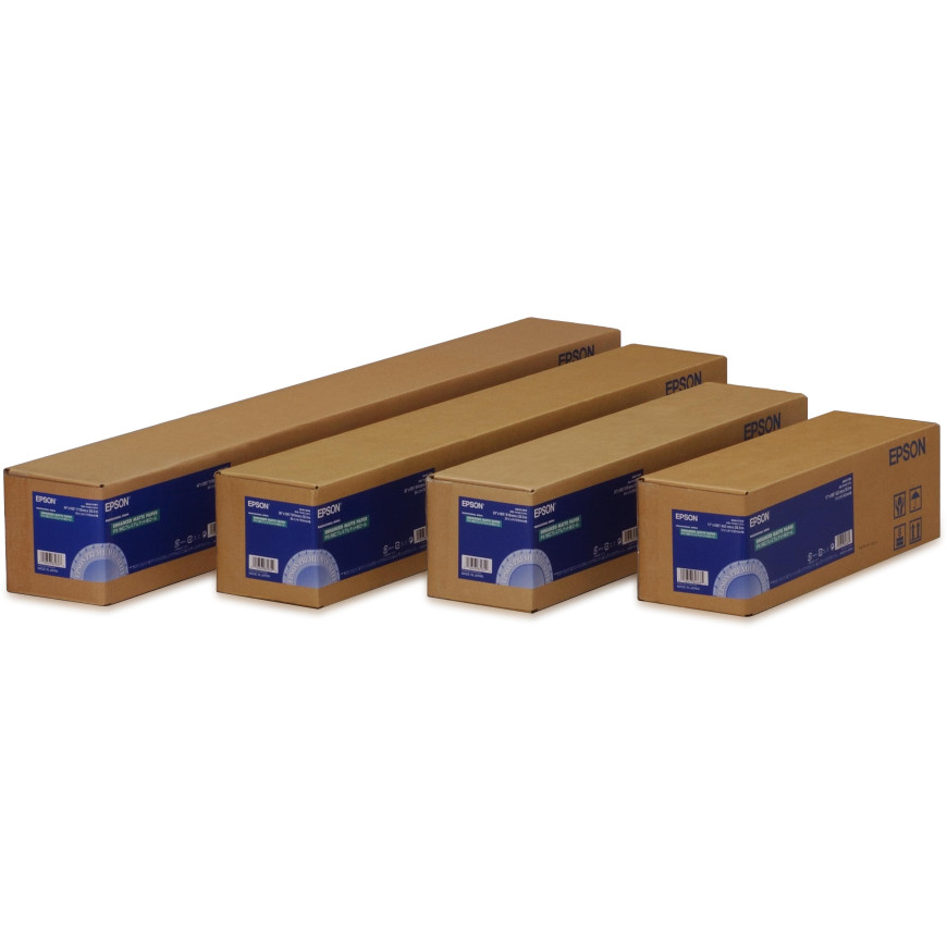Epson Pap Mat Supérieur 189g 44" (1,118x30,5m) – Papier photo mat premium (C13S041597)