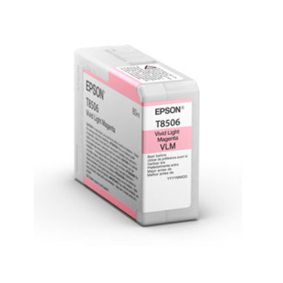 Epson T85060N – Encre magenta clair UltraChrome HD 80ml (C13T85060N)