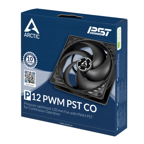 Arctic P12 PWM PST CO - Noir
