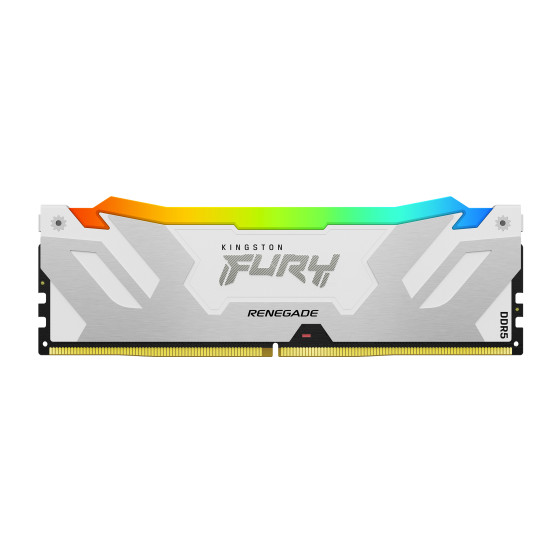Kingston FURY Renegade RGB 64 Go (2 x 32 Go) DDR5 6400 MHz CL32 - Blanc