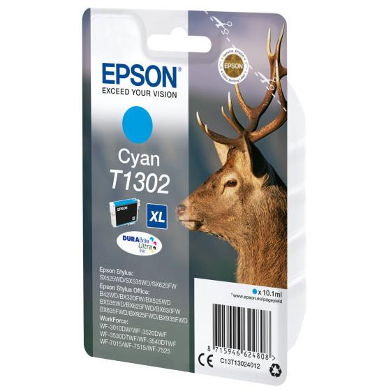 Epson T1302 – Encre cyan DURABrite Ultra (C13T13024012)