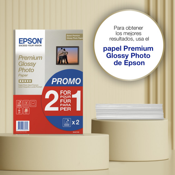 Epson Premium Glossy Photo Paper A4 – Papier photo brillant 255 g/m² (C13S042169)