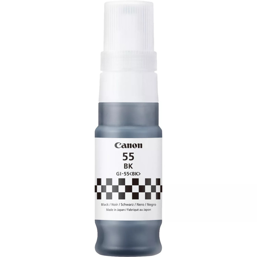 Bouteille d'encre noire Canon GI-55BK