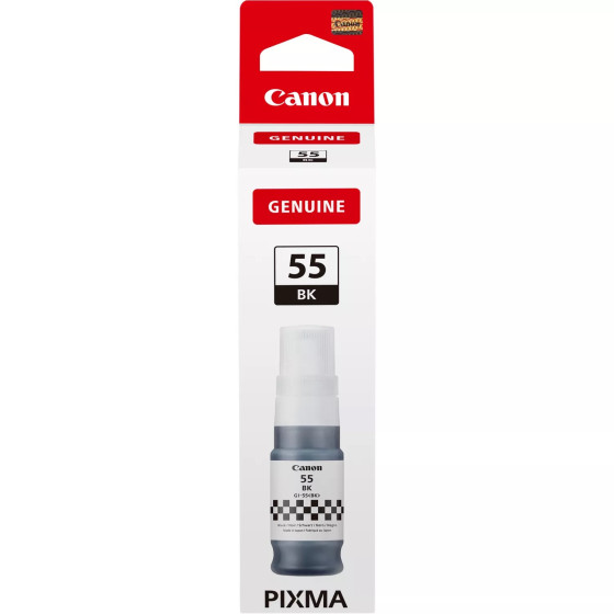 Bouteille d'encre noire Canon GI-55BK