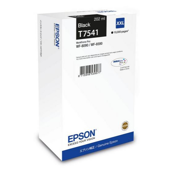 Cartouche d'encre Epson WF-8090 / WF-8590 – noire XXL DURABrite™ Pro (C13T75414N)