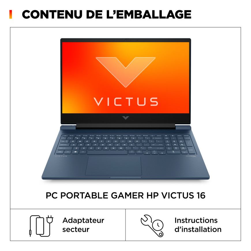 PC portable Gaming Victus 16-r1002nf - NVIDIA GeForce RTX 4070