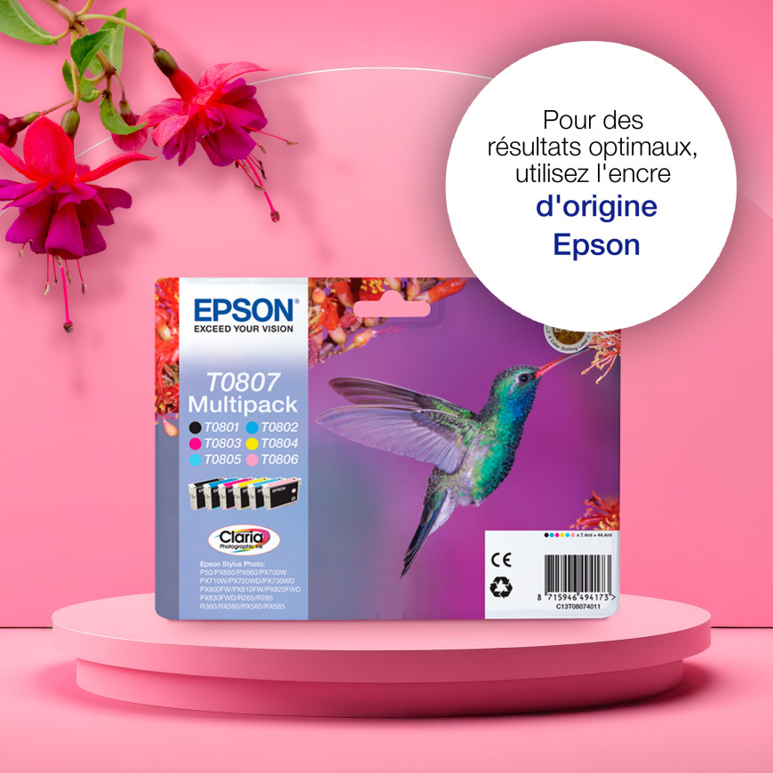 Cartouche d'encre Epson T0805 – Claria Cc (C13T08054021)
