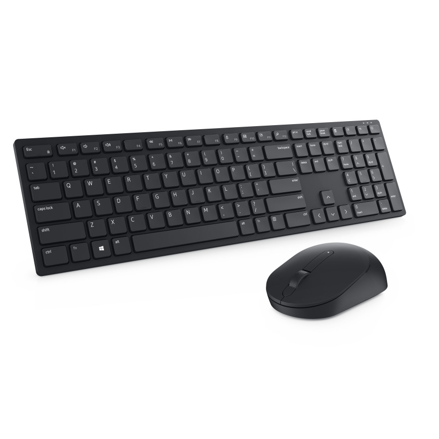 Clavier et souris Dell Pro - KM5221W - États-Unis international (QWERTY) - noir