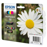 Epson Claria Home multipack 4 couleurs Pâquerette 18 – Cartouches d’encre polyvalentes (C13T18064022)