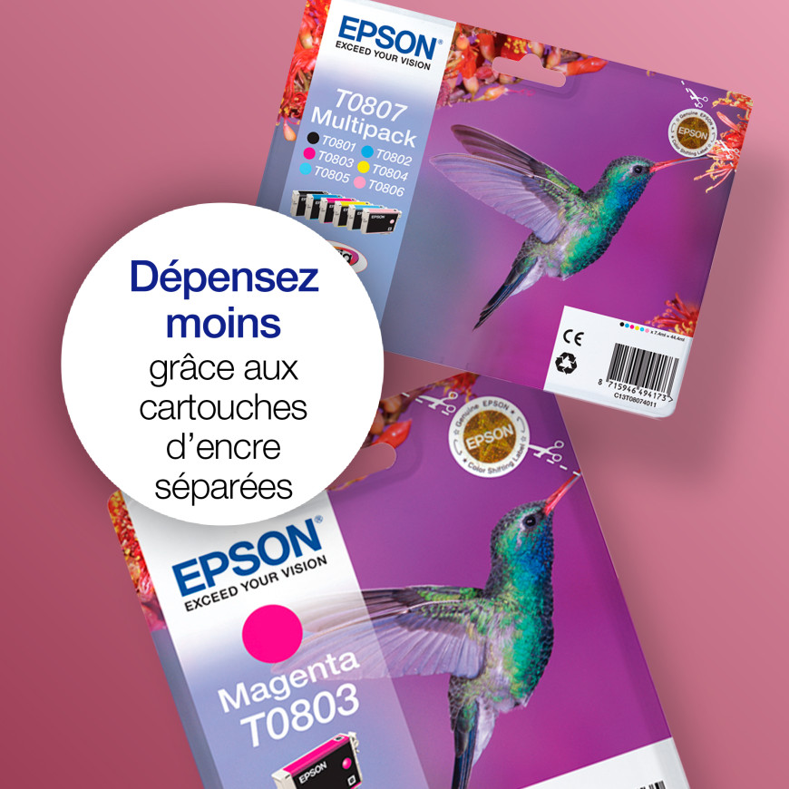 Cartouche d'encre Epson T0801 – Claria N (C13T08014011)