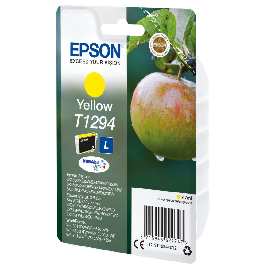 Epson T1294 – Encre jaune DURABrite Ultra (C13T12944012)