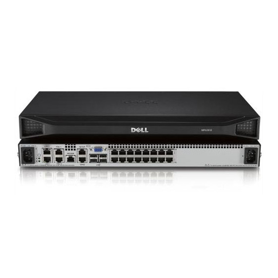 Commutateur Dell KVM DMPU2016-G01à distance à 16 ports avec deux utilisateurs à distance, un utilisateur local et deux blocs d’a