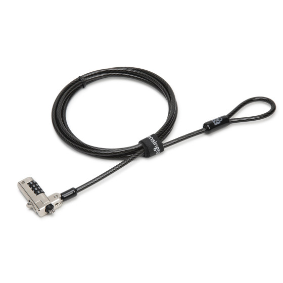 Câble de sécurité Kensington N17 ultra-fin à combinaison pour encoches Wedge (K68008EU)