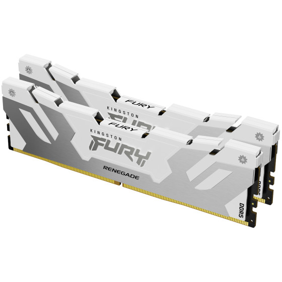Kingston FURY Renegade 32 Go (2 x 16 Go) DDR5 7200 MHz CL38 - Blanc