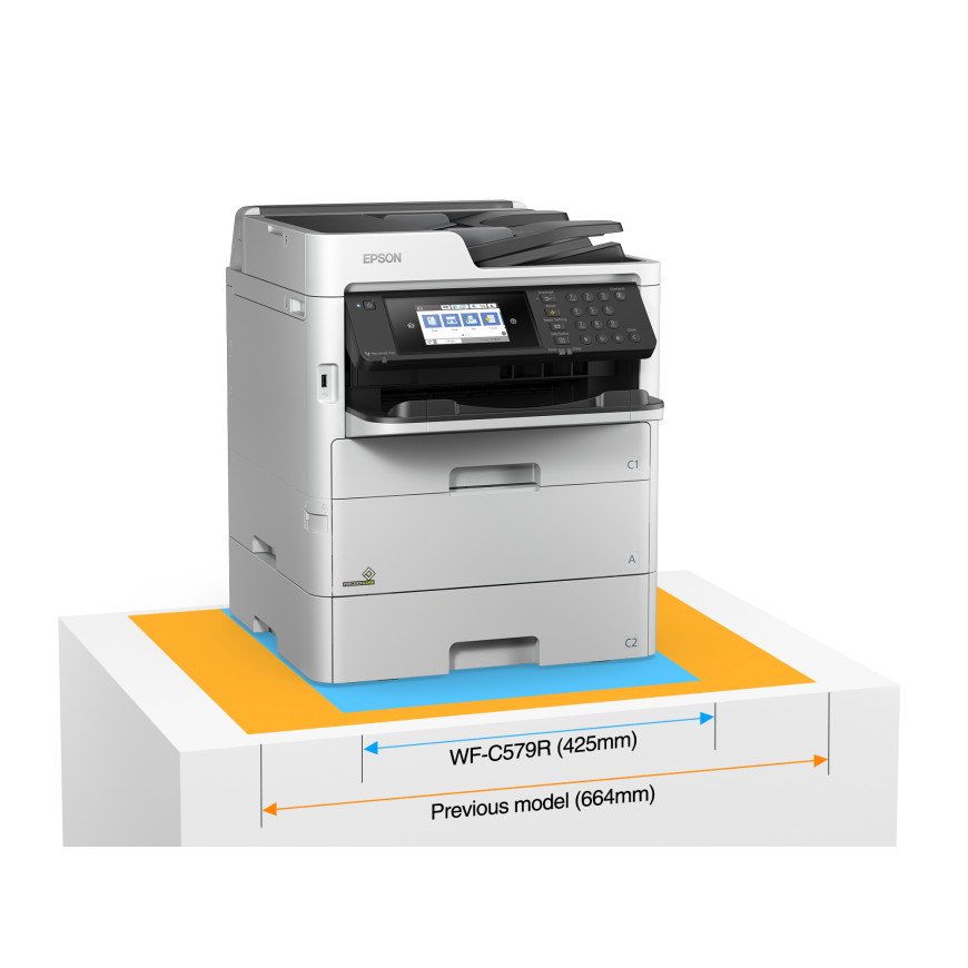 Imprimante multifonction Epson WorkForce Pro WF-C579RDTWF – professionnelle (C11CG77402BB)