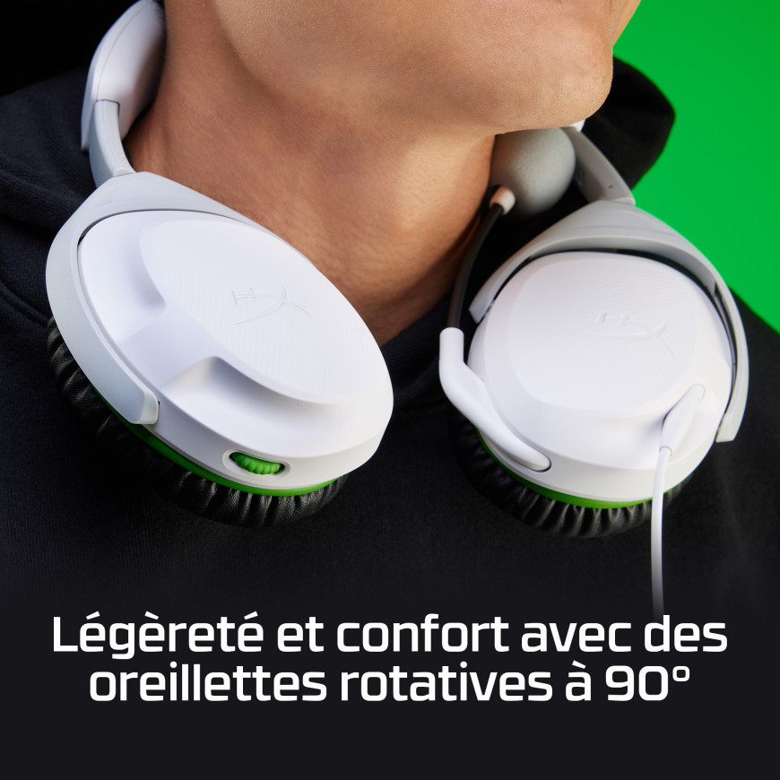 Casque filaire HyperX CloudX Stinger II - Blanc - Xbox