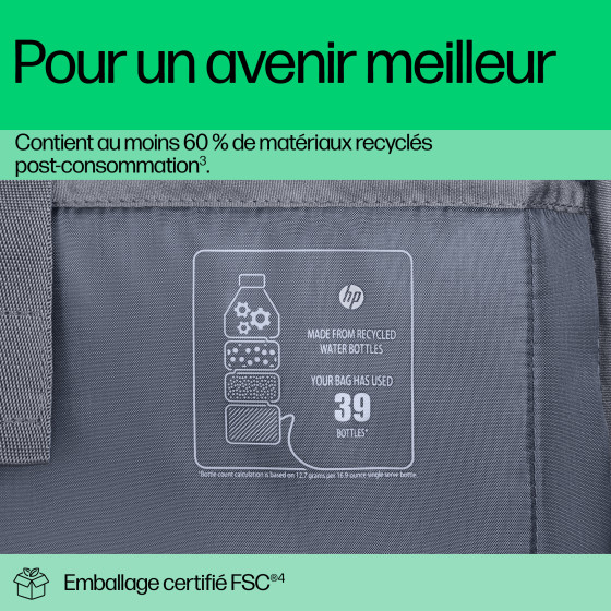 Sac pour ordinateur portable HP Travel Plus 15 litres 14 pouces