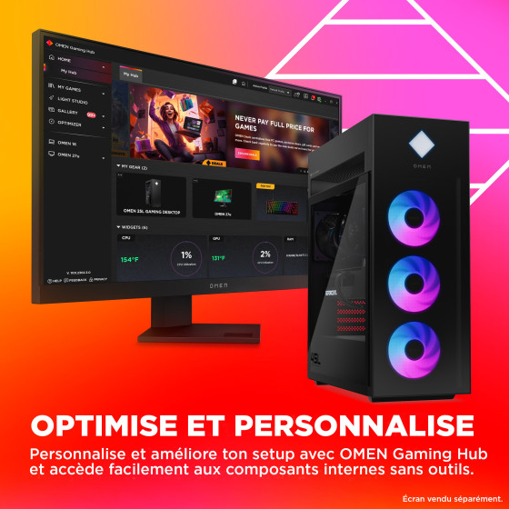 Tour Gaming OMEN 45L GT22-3038nf - NVIDIA® GeForce RTX™ 5090