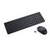 Clavier et souris compacts et silencieux Dell Pro - KM555 - français (AZERTY)