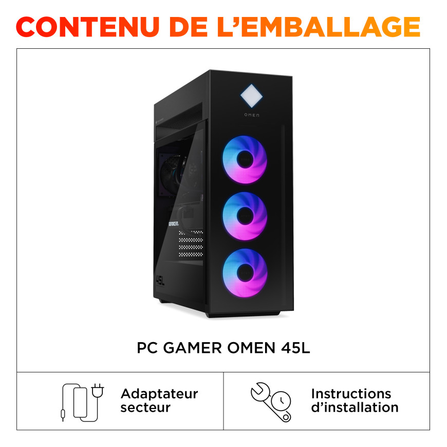 Tour Gaming OMEN 45L GT22-3048nf - NVIDIA® GeForce RTX™ 5080