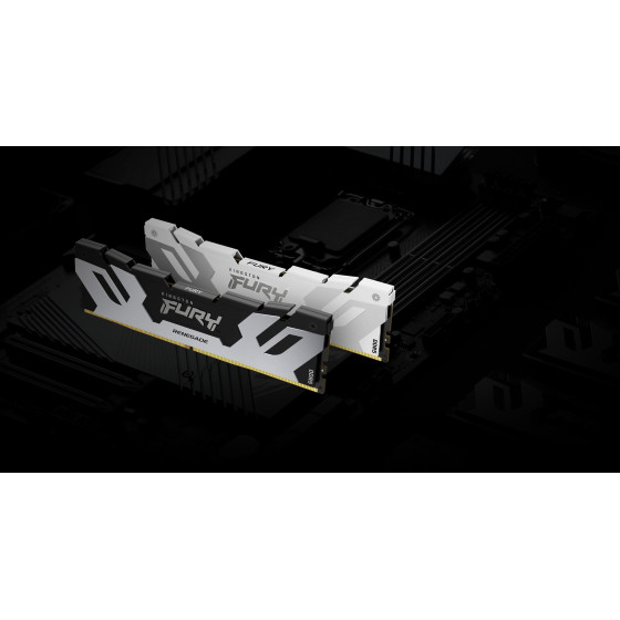 Kingston FURY Renegade 32 Go (2 x 16 Go) DDR5 6800 MHz CL36 - Blanc