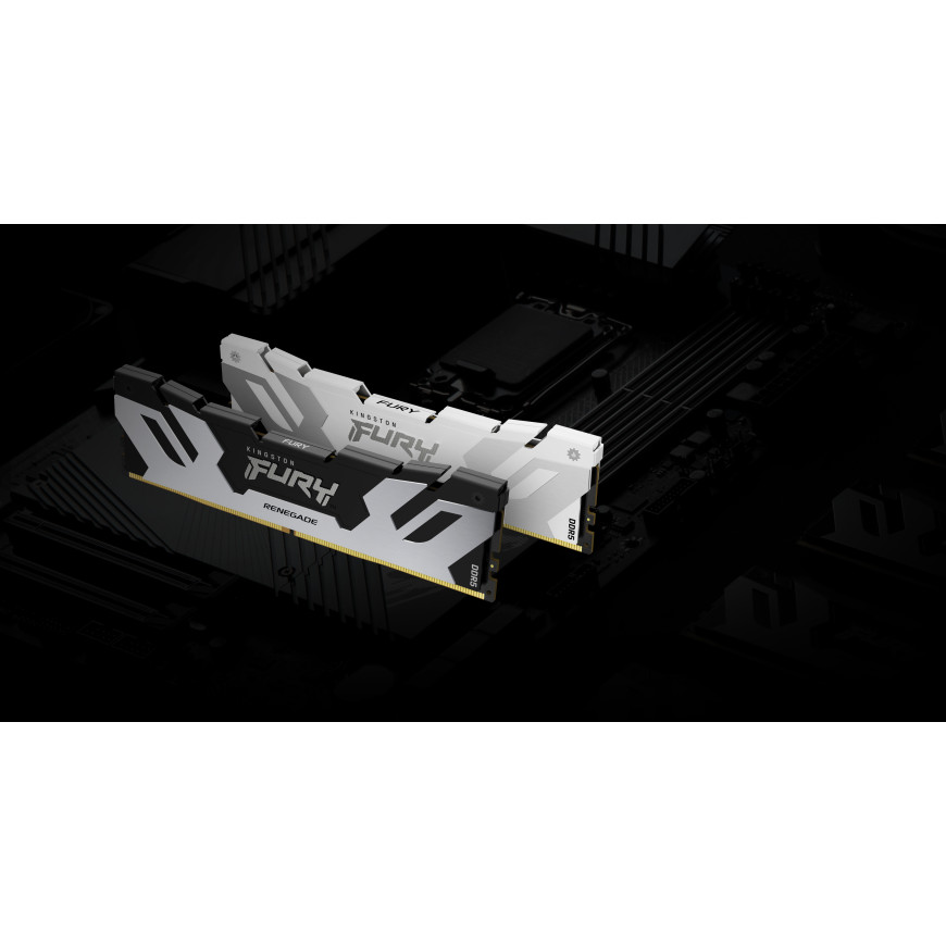 Kingston FURY Renegade 32 Go (2 x 16 Go) DDR5 6800 MHz CL36 - Blanc