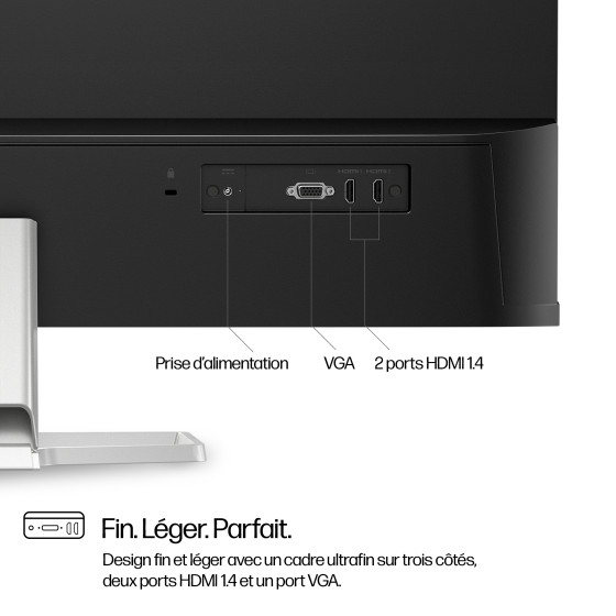 Écran Full HD 31,5 pouces HP Série 5 - 532sf