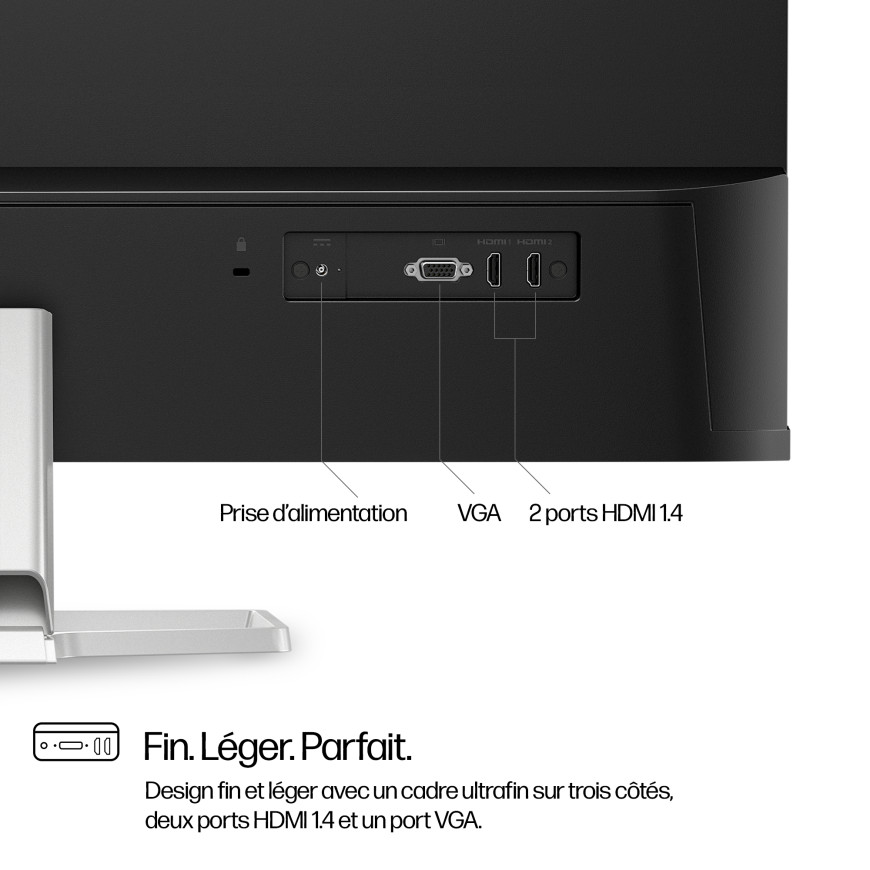 Écran Full HD 31,5 pouces HP Série 5 - 532sf