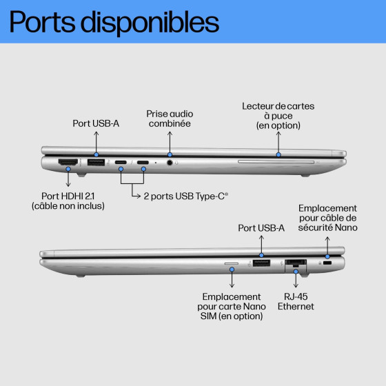 PC portable Professionnel HP EliteBook 630 G11 13.3"