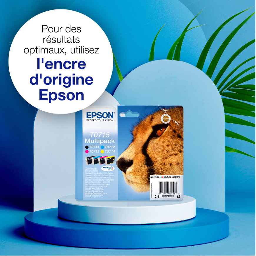 Epson T0712 – Encre Cyan DURABrite Ultra (C13T07124012)