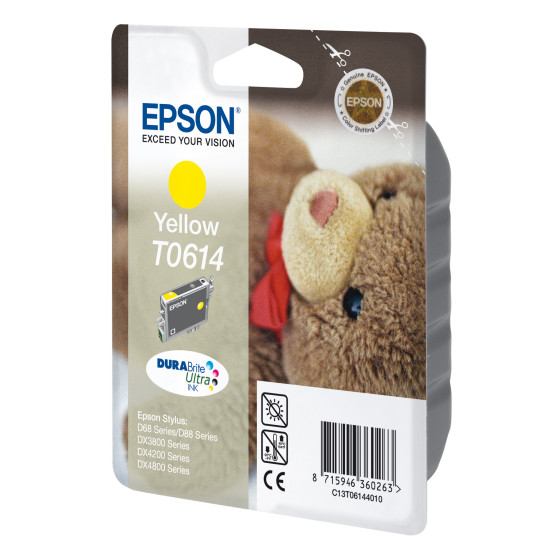 Cartouche Epson T0614 – "Ourson" d’encre DURABrite Ultra (C13T06144020)